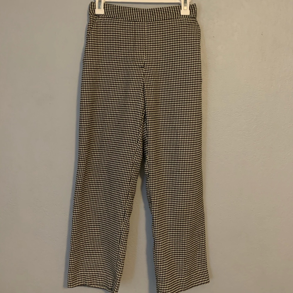 Gingham style Zara pants XS!